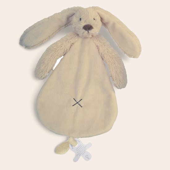 Luiertaart 2-Laags met Happy Horse Richie Knuffeldoekje beige - Perfect als Kraamcadeau! + knuffel richie 38 cm van BamBam — afbeelding 3