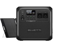 BLUETTI AC180 Générateur Électrique Solaire avec 200W Panneau Solaire(Livré Séparément), 1152Wh Batterie LiFePO4 avec 2 Sorties CA 1800W (2700W Pic) pour Camping, Voyage, Panne de Courant