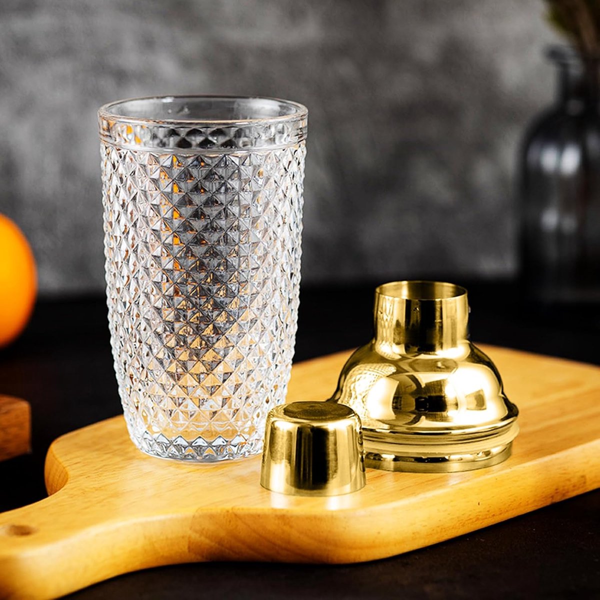 Newaner 750ML Shaker Cocktail, 8 Pièces INOX Shaker Vinaigrette