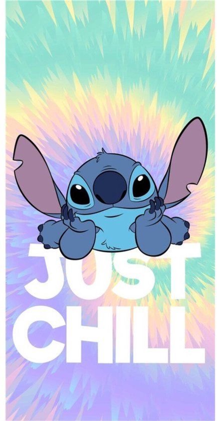 Lilo & Stitch Strandlaken - sneldrogend - Disney badhanddoek - 140 x 70 cm.