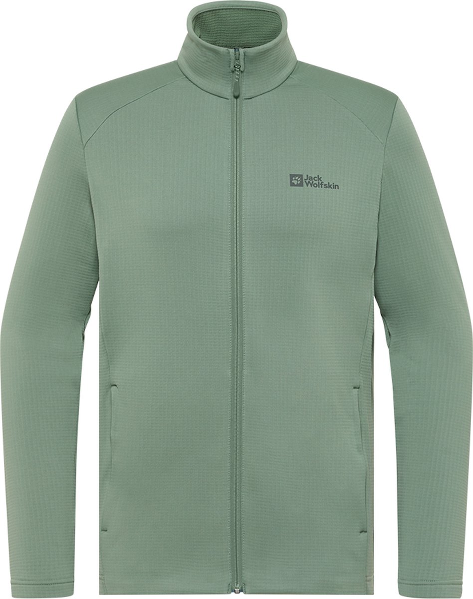 Jack Wolfskin KOLBENBERG FZ M Heren Outdoorvest Eucalyptus