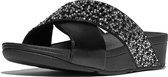 FitFlop Lulu Crystal - Dias Mix Metallic Cross NOIR - Taille 40