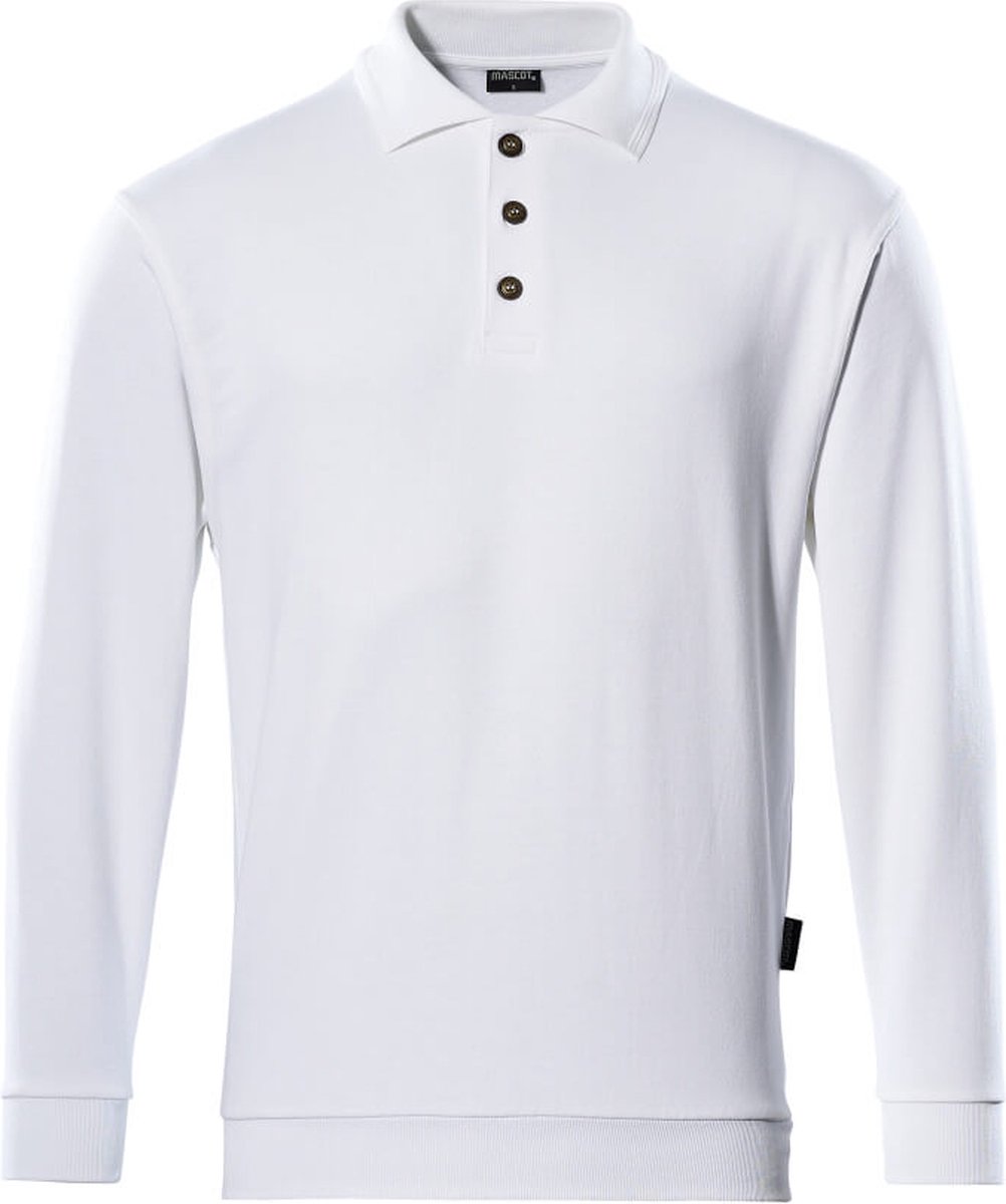 Mascot Crossover Polosweatshirt 00785-280 - Wit - S