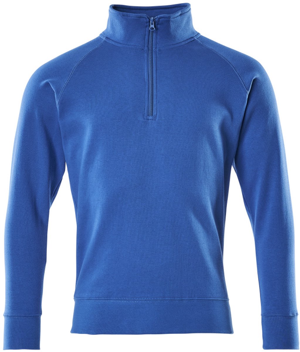 Mascot Crossover Sweatshirt met korte rits 50611-971 - Helder blauw - L