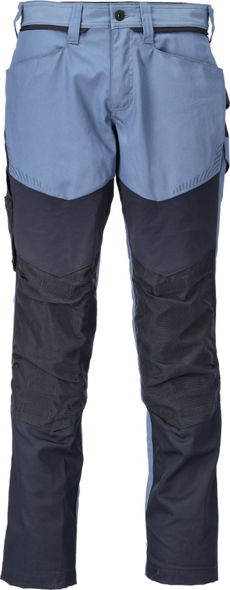 Mascot Customized Broek met kniezakken 22479-230 - steenblauw/donkermarine - C58 - 76
