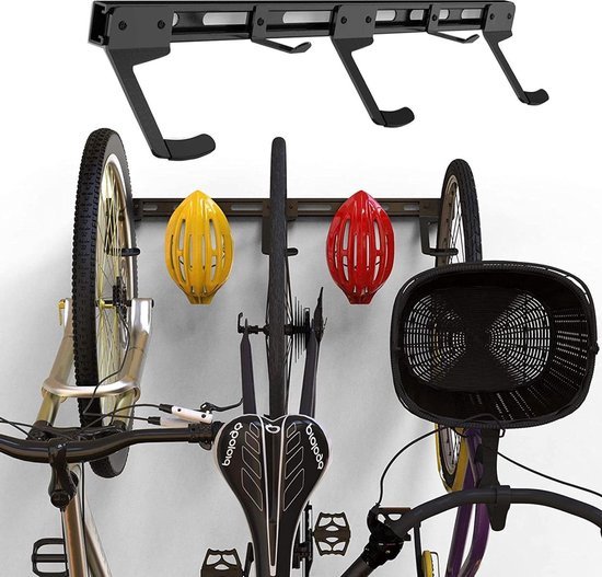 ALFER universele fietshouder met rubbercoating, aluminium blank, d 550 x h 270 mm, 2 stuks kopen