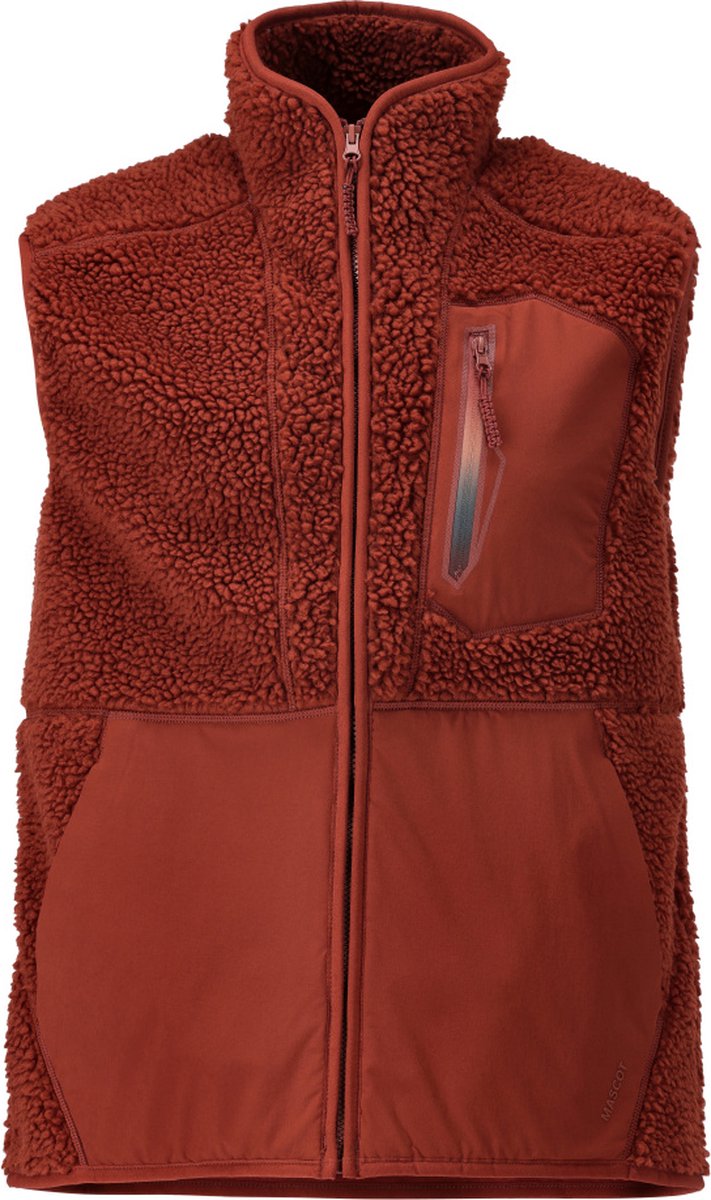 Mascot Customized Bodywarmer met rits 22465-682 - herfstrood - 4XL