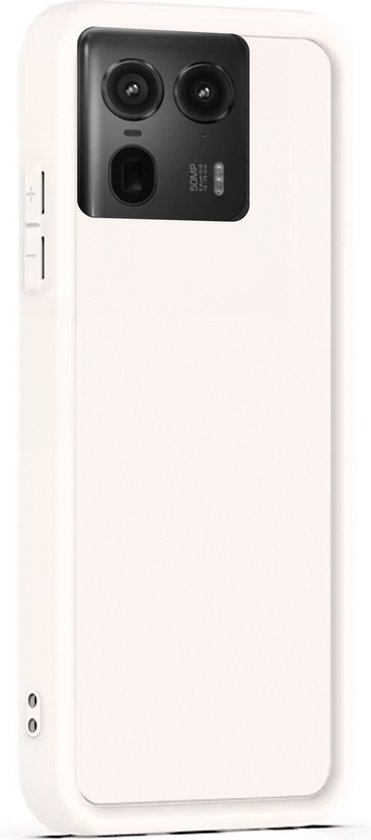 Coque adaptée pour Motorola Edge 50 Ultra - Bords renforcés - Protection appareil photo et écran - Design mat Beige sable