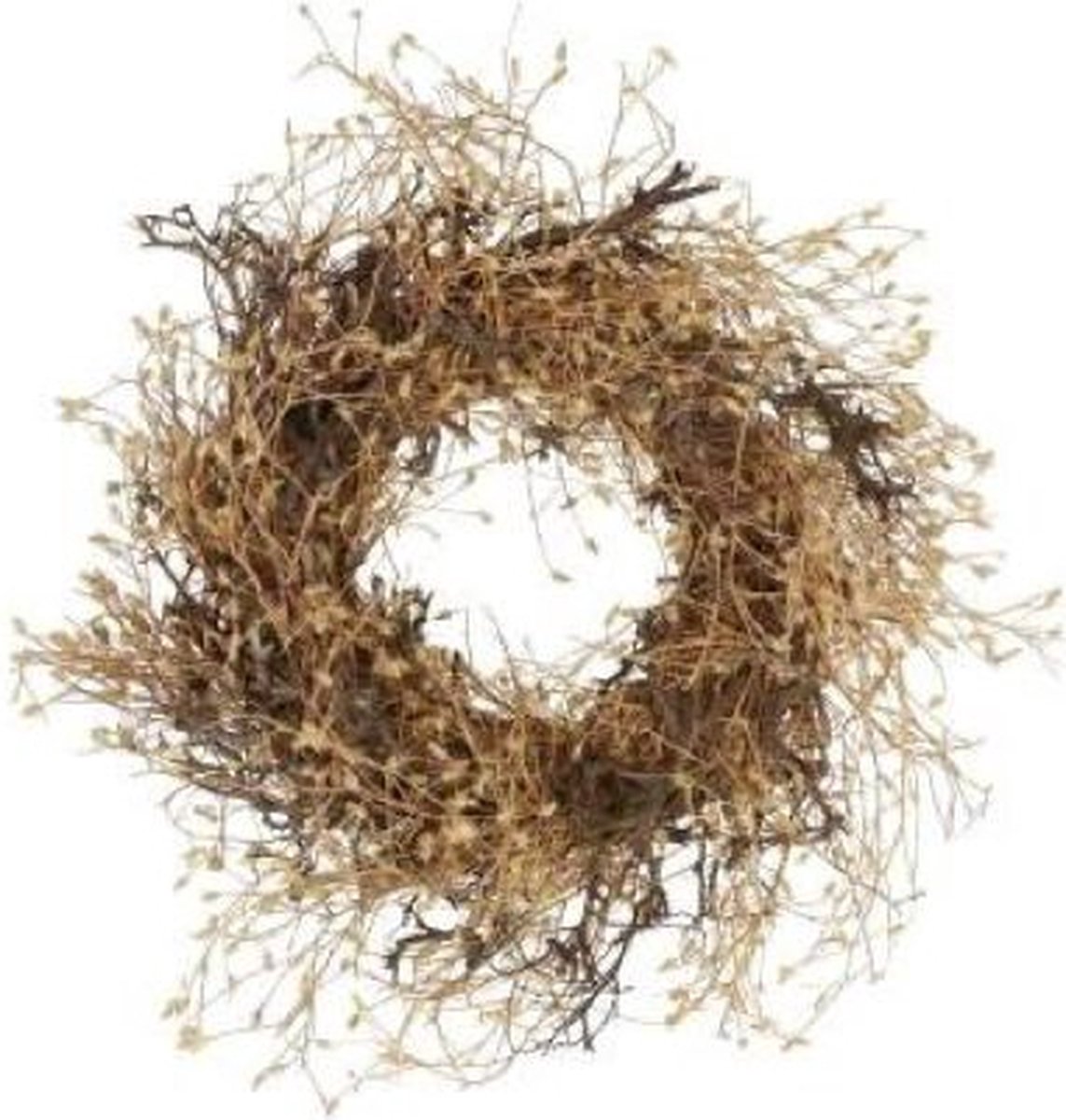 DBT Krans Landelijk Hout-Natuurlijke Materialen "Rough Mountain" Naturel D 30 cm