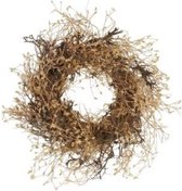 DBT Krans Landelijk Hout-Natuurlijke Materialen "Rough Mountain" Naturel D 30 cm