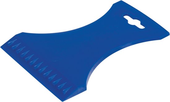 Foto: 2x stuks autoraam ijskrabbers met breed vlak van 13 cm grijs met soft grip handvat totaal 26 cm lang winter