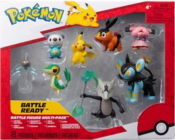 Figurines Pokémon - Battle Ready - Set de 8 figurines de jeu