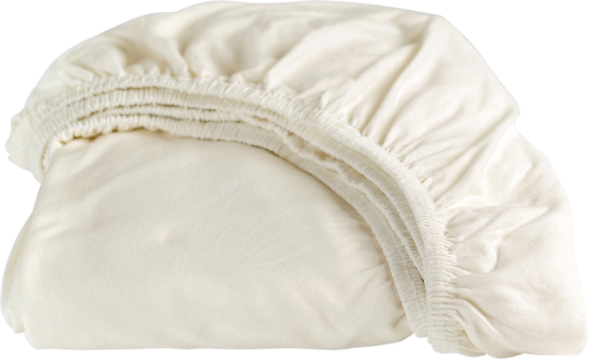 Cinderella - Hoeslaken (tot 25 cm) - Jersey - 140x210/220 cm - Ivoor