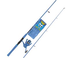 Eurocatch Werphengel set compleet Blauw met lichtgevende werpmolen