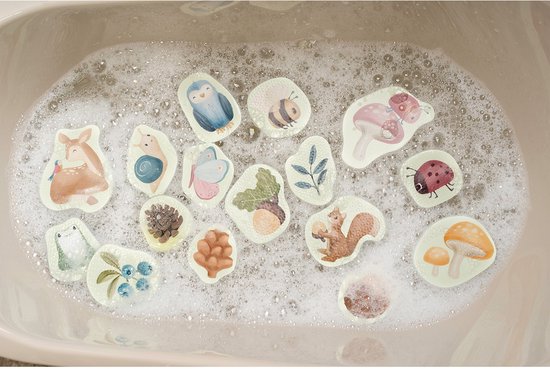 Little Dutch - Bad Foam Figuren - Forest Friends - badspeelgoed - vanaf 10 maanden van Little Dutch — afbeelding 4