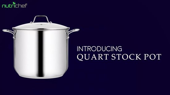 Nutrichef Kookpot– 4Liter Inductie Soeppot- Roestvri Nutrichef Kookpot– 4Liter Inductie Soeppot- Roestvri