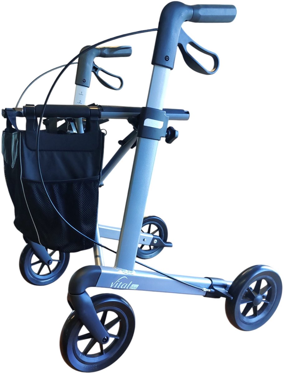 Ludwig Bertram - Lichtgewicht rollator - Vital Plus - Max gebruikers gewicht 150 kg - 7.1 kg - IJs Blauw