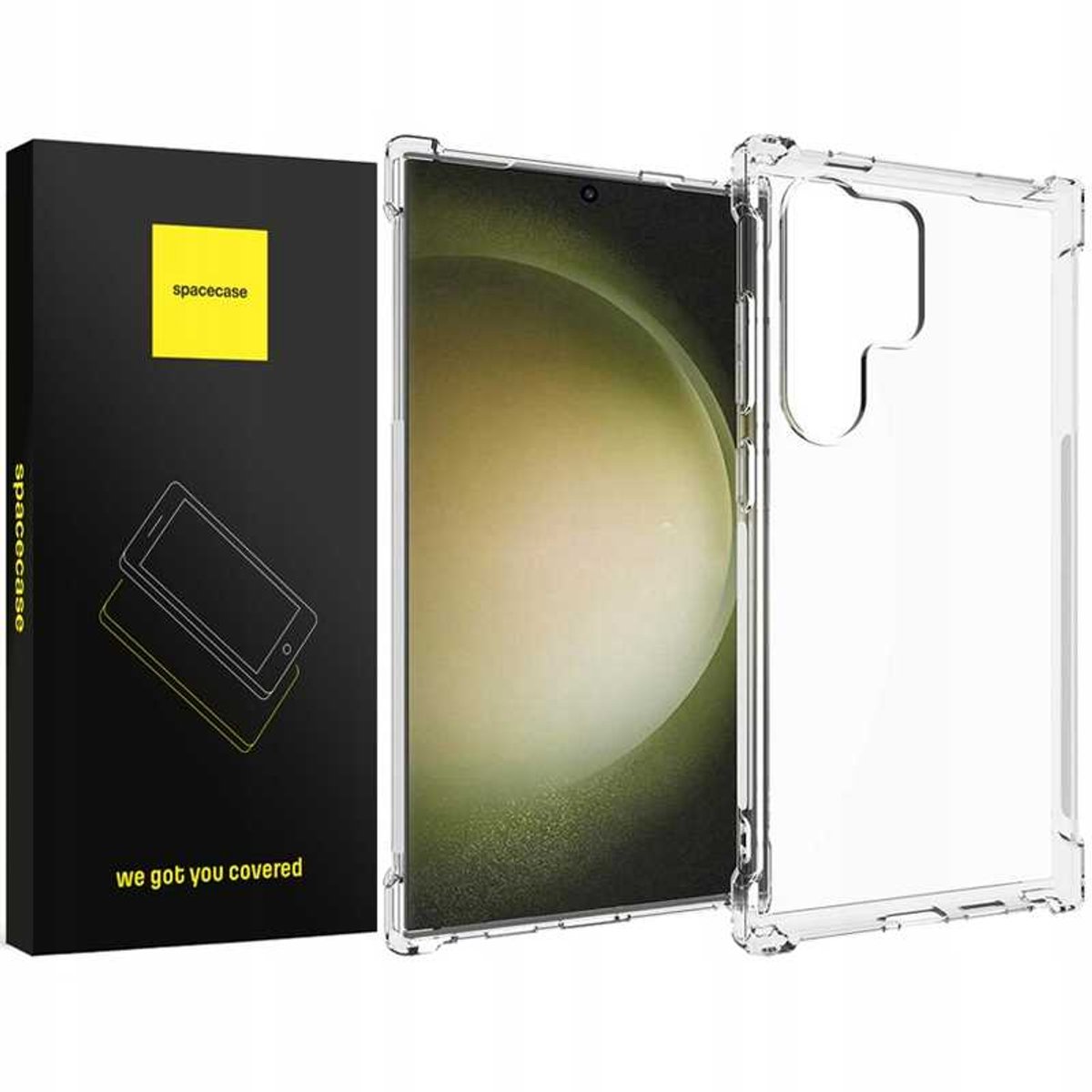Spacecase Anti-Shock Case Cover Voor Samsung Galaxy S24 Ultra