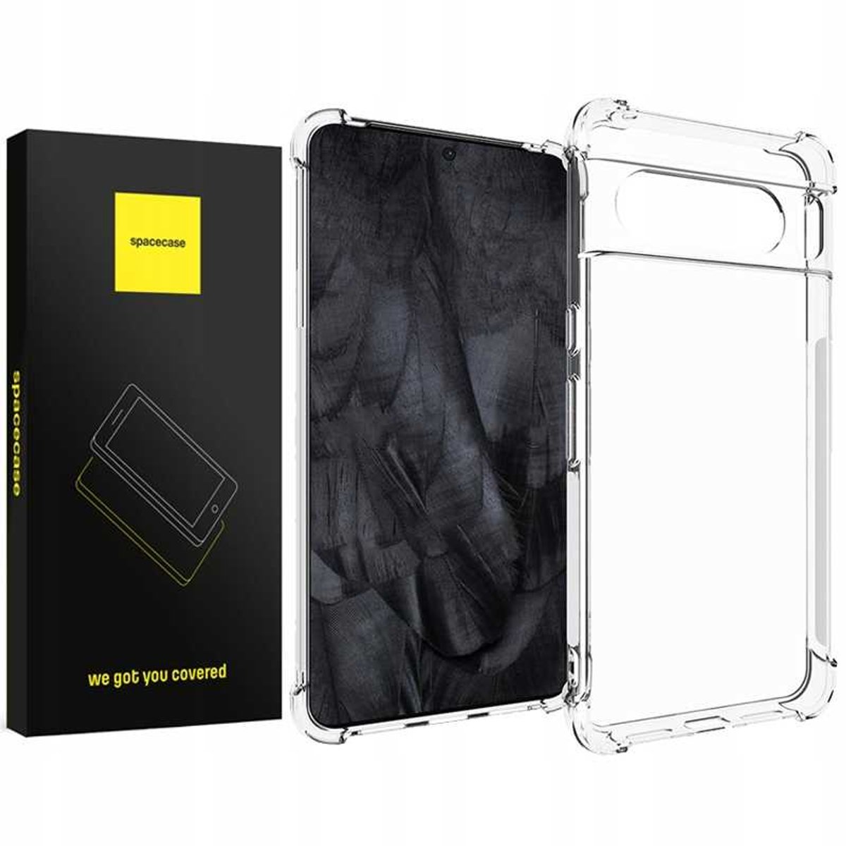 Spacecase Case Anti-Shock Cover Voor Google Pixel 8 Pro