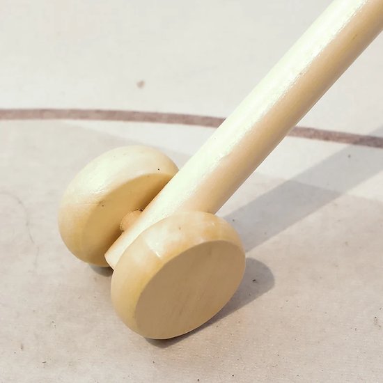 BOECK - Hobby Horse Stokpaard - Hobby horse stokpaarden - Met geluid - Houten speelgoedpaardje - Pluche speelgoedpaard - Stokpaardje met Teugels - Zacht en Stevig - Trendy nu van Merkloos — afbeelding 4