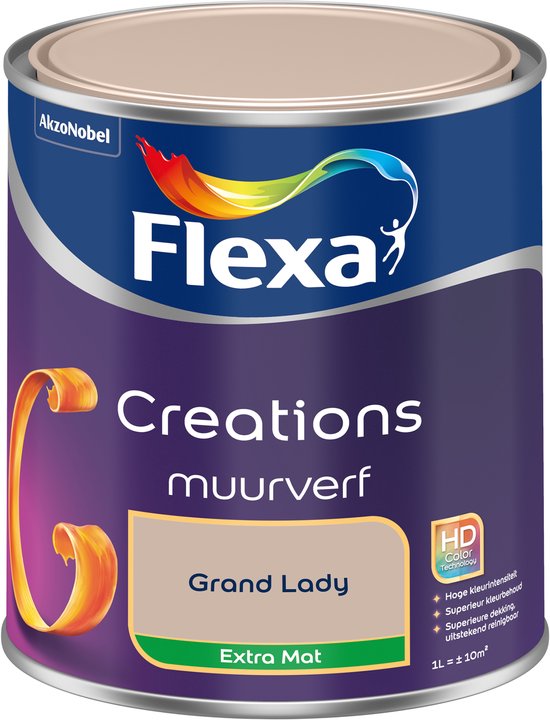 Flexa - Creations Muurverf Extra Mat - Grand Lady - Creations - 1 L