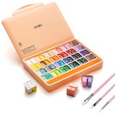 48 kleuren Peach Fuzz + penselen