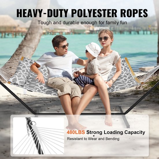 Koop Hangmat 2 Persoons American Grey bij