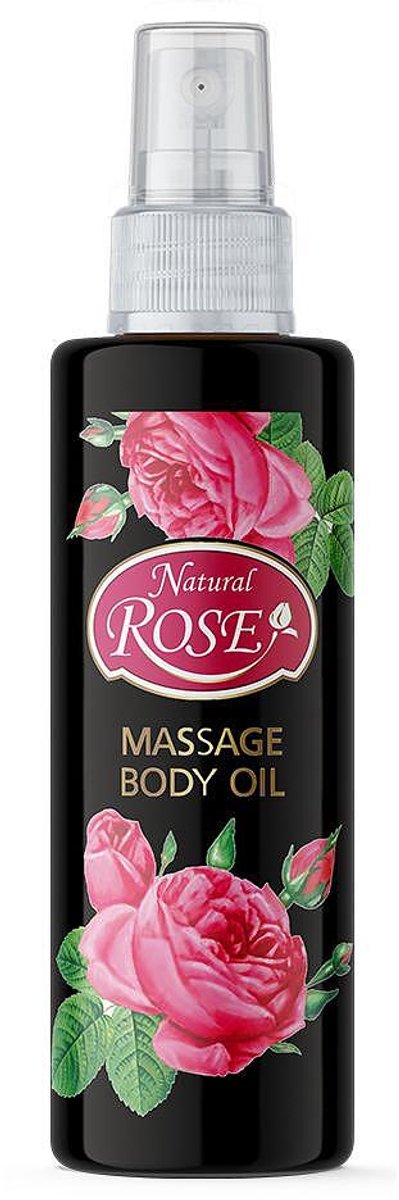 Verzachtende Natuurlijke rozen massageolie - amandel en abrikoos olie - zijdezachte geurende olie 250ml