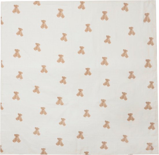 Jollein Hydrofiele Doek Large 115x115cm Teddy Bear- 2 Stuks van Jollein — afbeelding 4