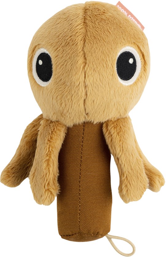 Done by Deer Jelly Sensory Rammelaar Met Spiegel Mustard