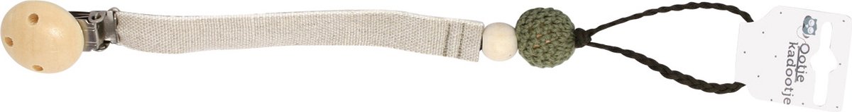 Goedkoopste Ootje Kadootje Linnen Speenkoord Hunter Green