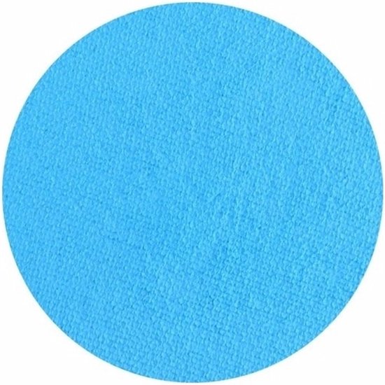 Een ronde, lichtblauwe kleur met een fijne textuur.