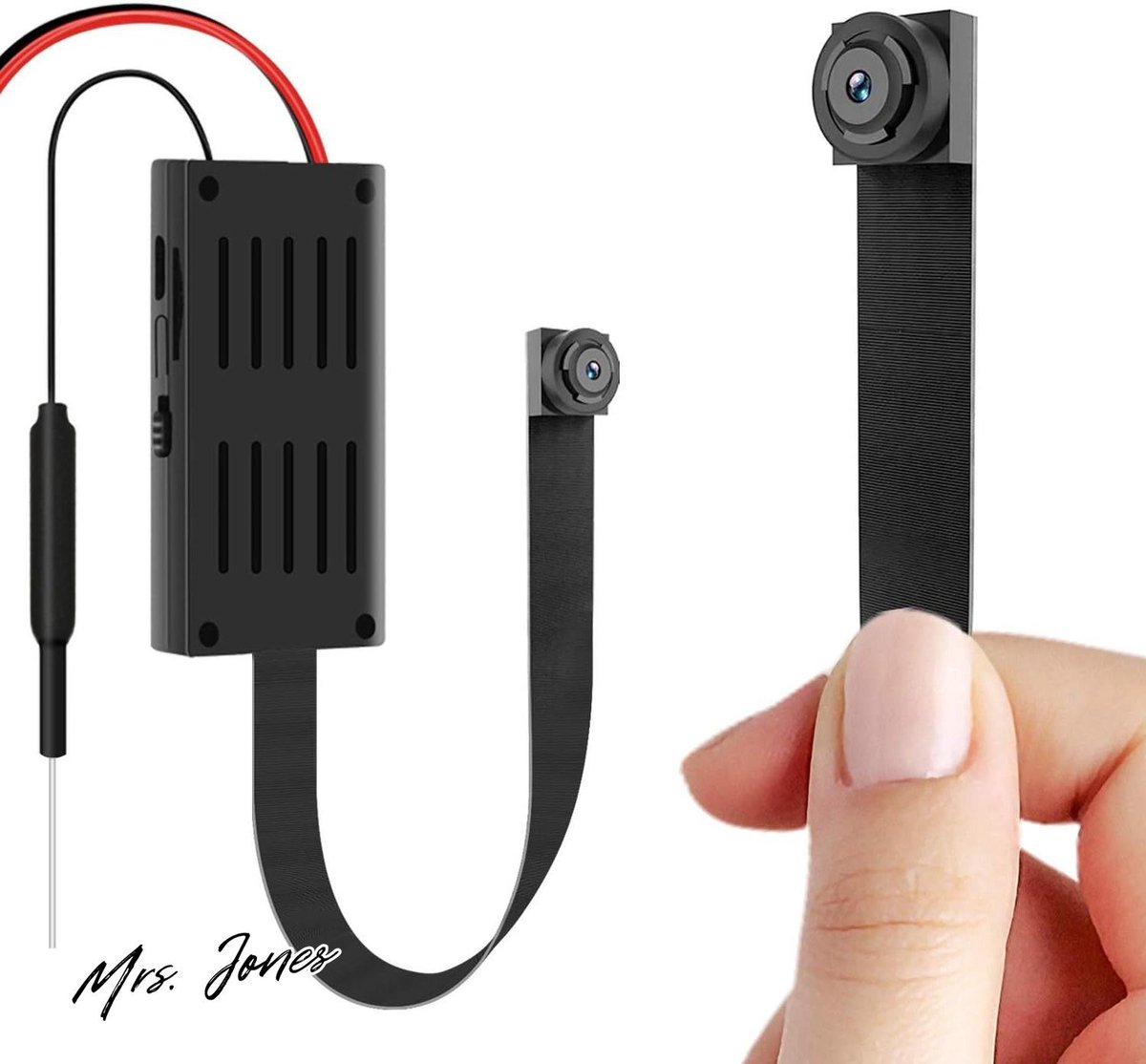 Mrs. Jones Mini-bewakingscamera 4K kleine bewegingsdetectie camera's videocamera voor thuis kantoor woningen veiligheid .