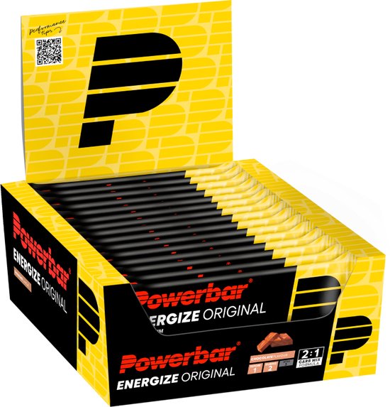 Powerbar Energize Bar (15x55g) Chocolate - Repen - Energie repen — afbeelding 3