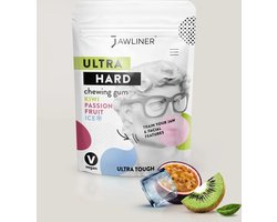 Jawliner Fitness Kauwgom Kiwi & Passion fruit ICE - Kaak Trainer voor Kaakspier Oefeningen - Strakke kaaklijn