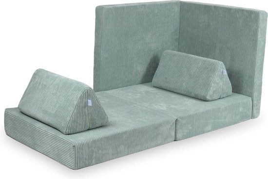 Montessori Speelbank Comfort Corduroy Licht Mint van Childhome — afbeelding 5