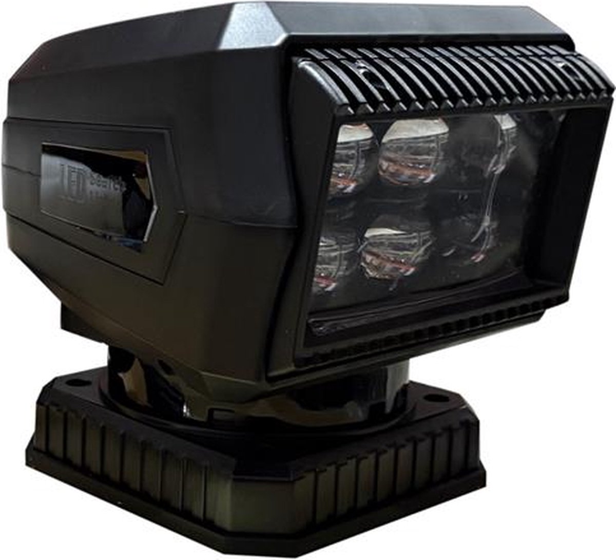 Hollex zwart Zoeklicht LED 60W met Afstandsbediening - schroefmontage