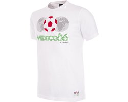 COPA - Mexico 1986 WK Emblem T-Shirt - Heren - Wit - XS