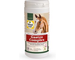 VITALstyle Gastrocomplex - Paarden Supplement - Complete Ondersteuning Voor Het Behoud Van Een Gezonde Maag - Met o.a. Spirulina & Kamille - 1 kg