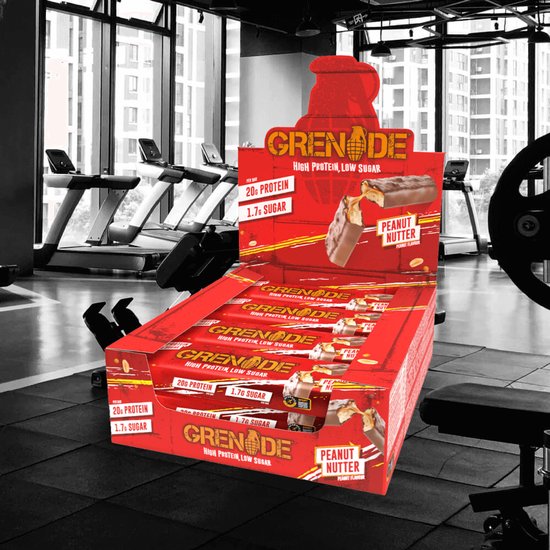 Grenade Carb Killa Bars - Proteïne Repen - Pindakaas - 12 Eiwitrepen (720 gram) — afbeelding 3
