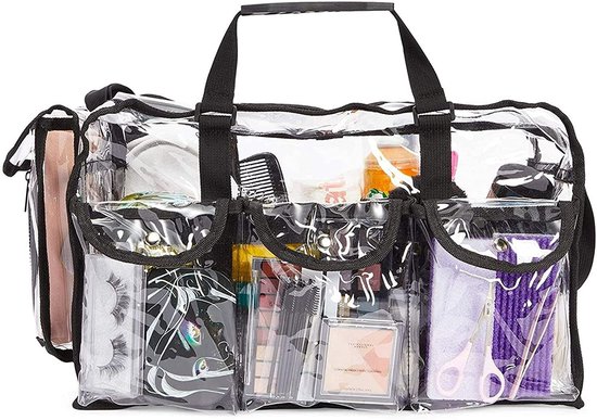 Transparante Draagtas Tas, PVC Transparante Tas Reistas Waterdichte Accessoires Stadiontassen Met Zakken Voor Werk, Sportgames En Concerten