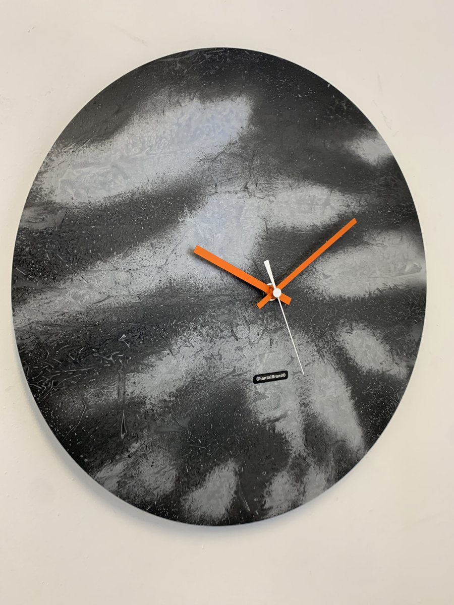 ChantalBrandO Wandklok BRETAGNE XL Modern Industrieel Design