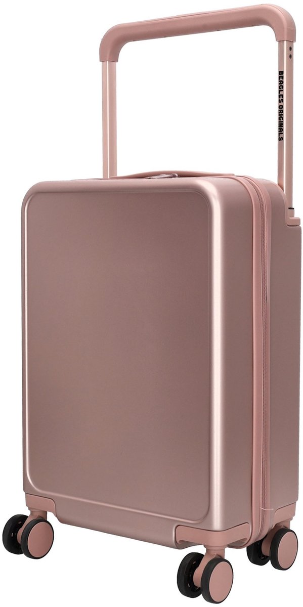 Beagles Originals Premium Travel Koffer - USB aansluiting - Bekerhouder - Sterk Materiaal - Champagne