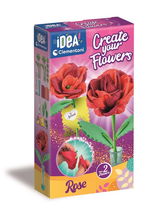 Clementoni Create Your Flowers knutselset voor bloemen