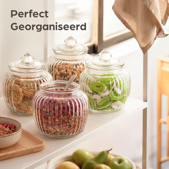 Snoeppot Sweets 2 liter wit deksel bedrukken - Riké Group