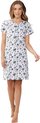 Chemise de nuit femme Pastunette - Green Breeze - Katoen Bio - Wit - Taille 42