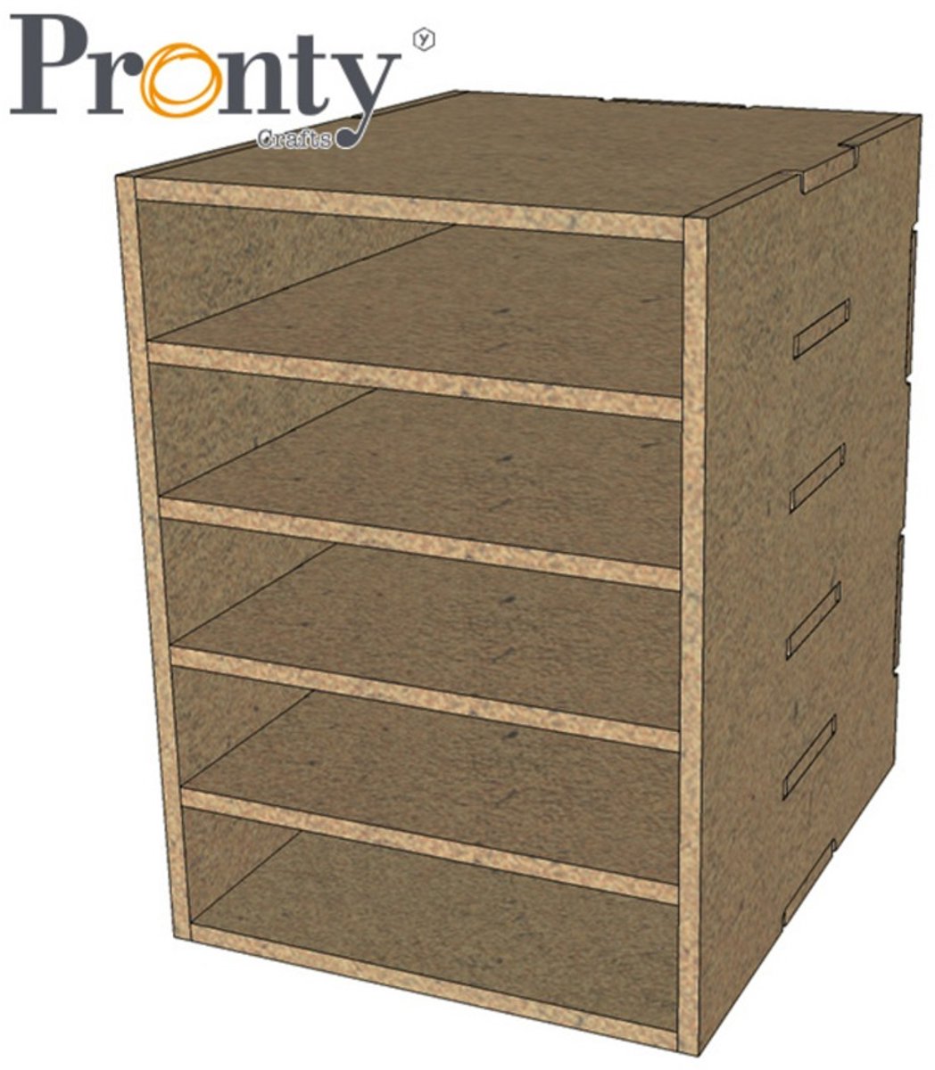 Pronty MDF opbergsysteem half box drawer 110 x 150 x 130 mm