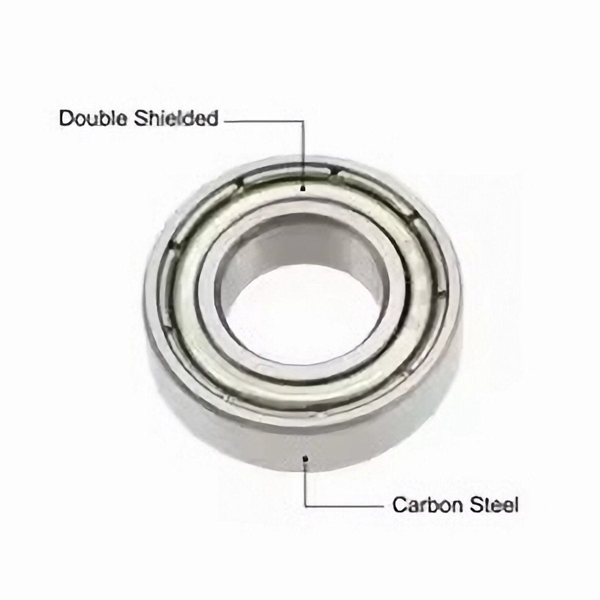 Diepe Groef Kogellager Rubber Afdichting Inham Lagers ZZ, ABEC-1, 4Pcs, 686 6x13x5mm