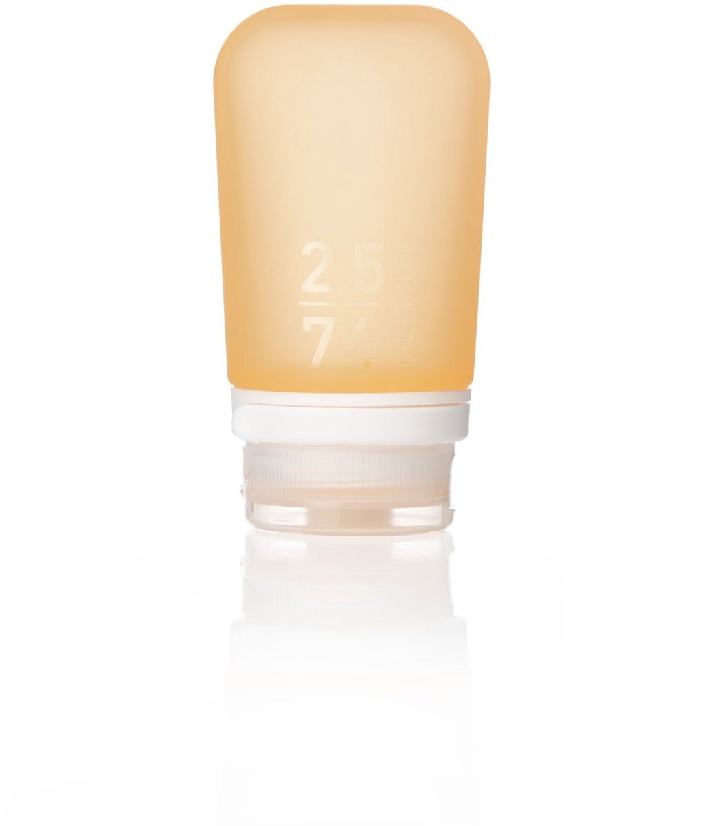 Human Gear - GoToob+ - reisflesje - flacon - lichtgewicht - lekvrij - Medium - 74ML - Orange