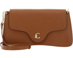 COCCINELLE Leren Schoudertas Koppeling C-Me Hi-Tech Crossbody Bag Cuir Bruine